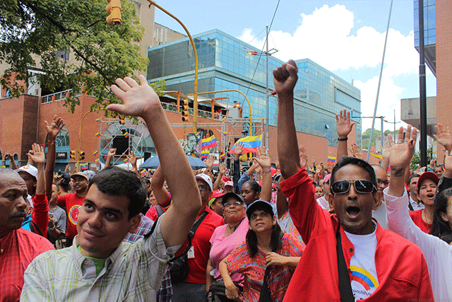 Movilizaciones en apoyo a la Asamblea Nacional Constituyente