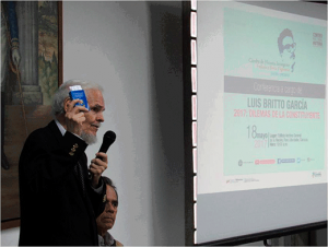 Luis Britto García explicó los alcances históricos y sociales de la constituyente. Una Constituyente para la Patria Socialista