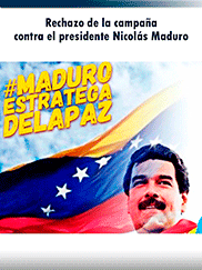 Rechazo contra campaña del Presidente Nicolás Maduro