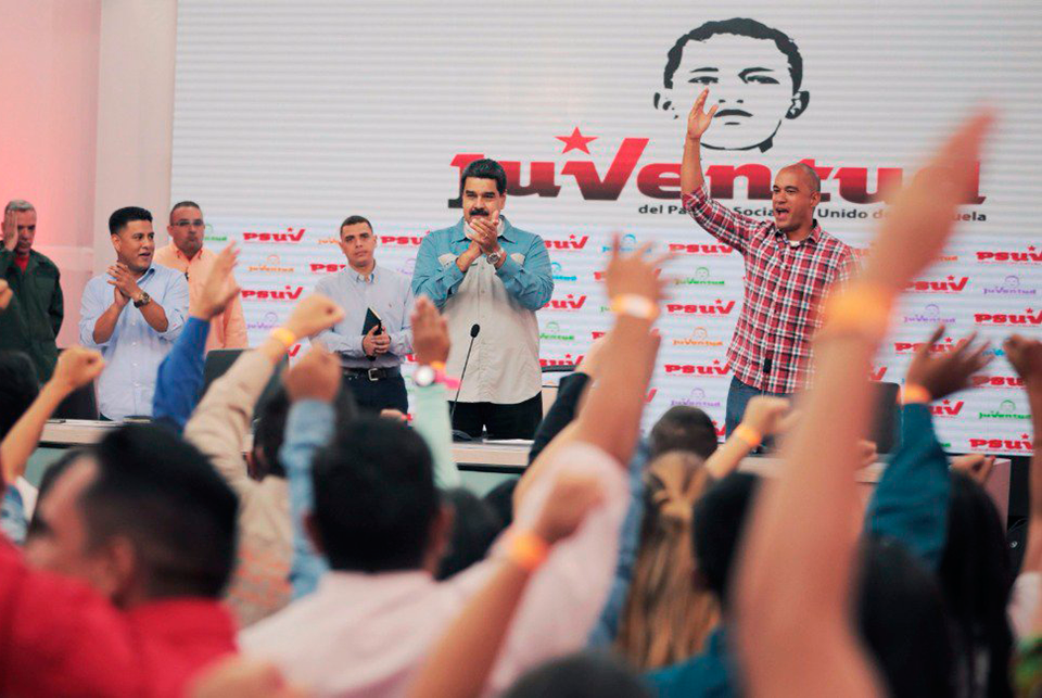 Presidente Maduro con la Juventud del PSUV