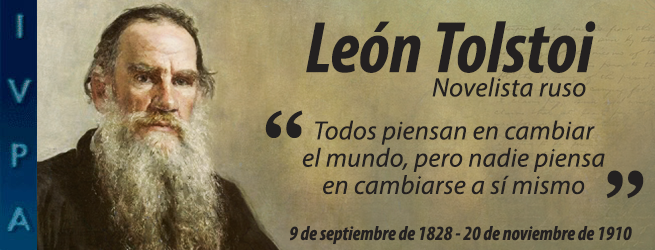 Banner de León Tolstoi