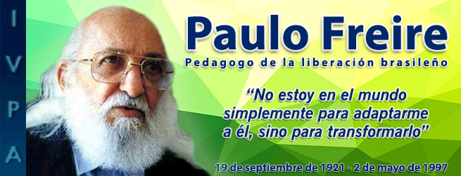 Banner de Paulo Freire