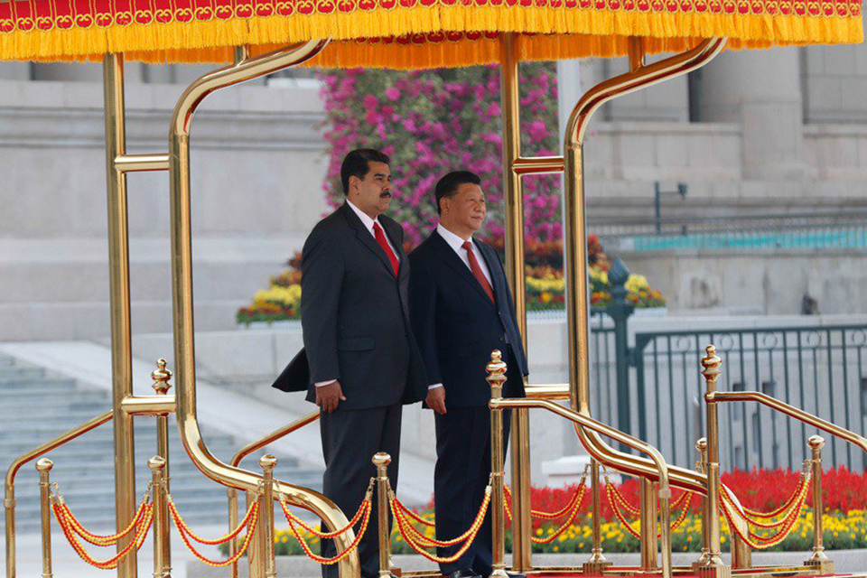 Presidente de Venezuela y Presidente de China
