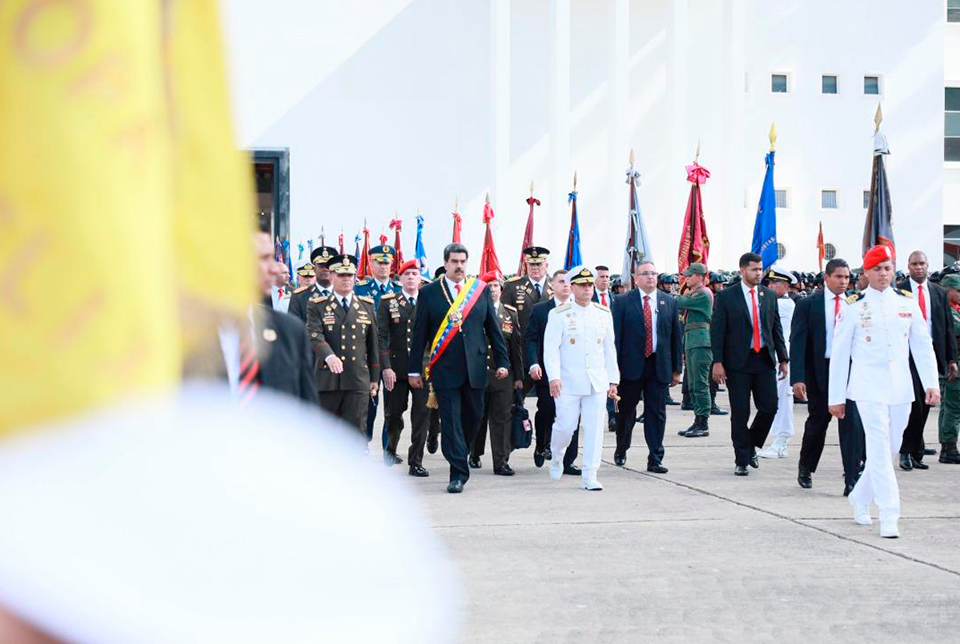 Presidente Maduro en la Academia Militar