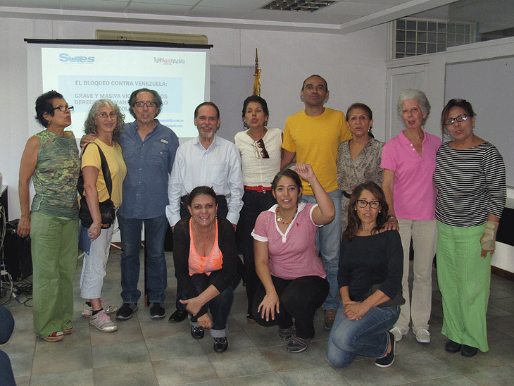Participantes del conversatorio - medidas coercitivas unilaterales y su efectos en los DDHH de los venezolanos