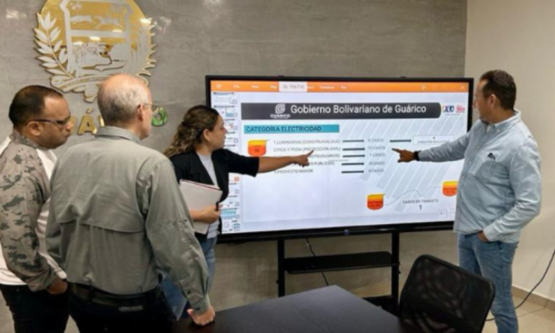 El ministro Menéndez y el gobernador Vásquez evaluaron el 1x10 en Guárico