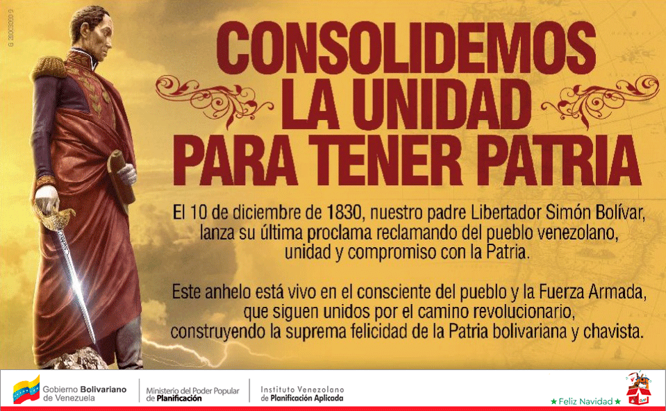 A 187 años de la última proclama de El Libertador